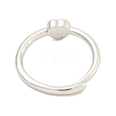 Heart Natural Lapis Lazuli Adjustable Rings RJEW-Q818-02P-03-1