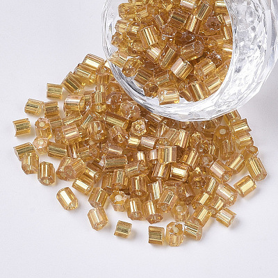 6/0 Two Cut Glass Seed Beads SEED-S033-05B-04-1
