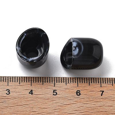 Two Tone Acrylic Beads OACR-S042-06D-1