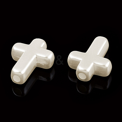 ABS Plastic Imitation Pearl Beads LS-OACR-T018-06-1