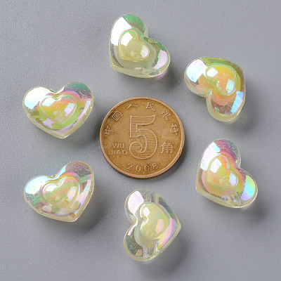 Transparent Acrylic Beads TACR-S152-08B-07-1
