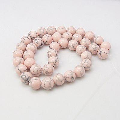 Synthetic Turquoise Beads Strands TURQ-H038-10mm-XXS05-1