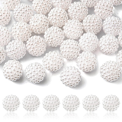 Imitation Pearl Acrylic Beads OACR-FS0001-32A-1