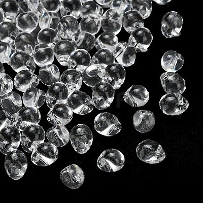 Imitation Crystal Transparent Acrylic Beads TACR-K005-01B-1