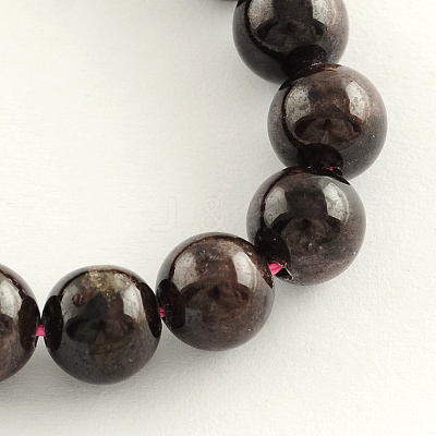 Natural Garnet Gemstone Beads Strands G-R263-9mm-1