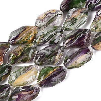 Handmade Lampwork Beads Strands LA-N046-02C-1