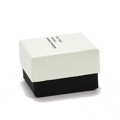 Rectangle Cardboard Ring Boxes CON-E025-B03-1