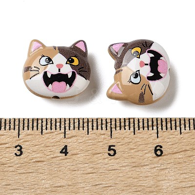 Baking Paint Alloy Beads FIND-H059-02B-1