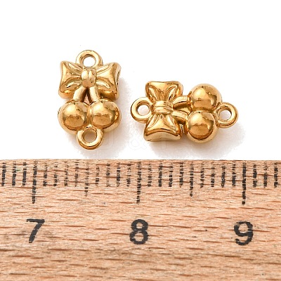 304 Stainless Steel Connector Charms STAS-N124-47G-1