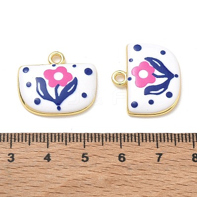 Printed Brass Pendants KK-CBAF9BC-06G-1
