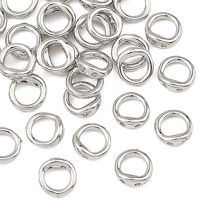SHEGRACE Brass Ring Charm Connectors XGR-Q6M680-913P-1