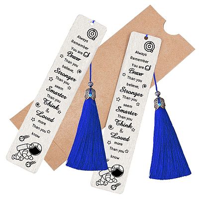 DIY Rectangle Bookmark Making Kits DIY-CP0006-84H-1