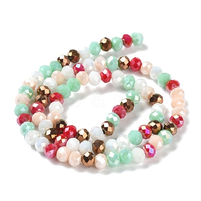 Glass Beads Strands EGLA-A034-M6mm-35-1