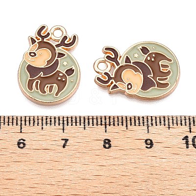 Christmas Theme Alloy Enamel Pendants LS-ENAM-T020-10M-1