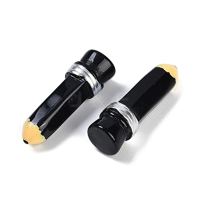 Pencil Resin Cabochons RESI-Q014-6D-1