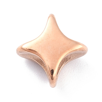 Ion Plating(IP) 304 Stainless Steel Slide Charms STAS-I190-27RG-1