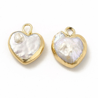 Baroque Natural Keshi Pearl Pendants PEAR-P004-25KCG-1