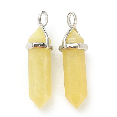 Natural Peridot Pointed Pendants X-G-M378-01P-A32-1