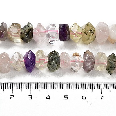 Natural Mixed Quartz Beads Strands G-D091-A04-1
