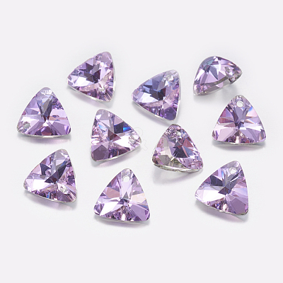 Faceted Glass Rhinestone Charms RGLA-F050-A-001VL-1