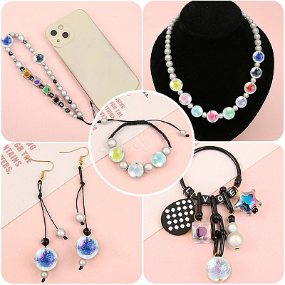 50Pcs Transparent Acrylic Beads OACR-CJ0001-37-1