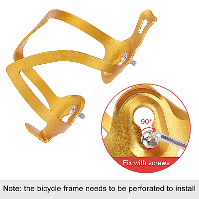 Aluminum Alloy Bicycle Drink Water Bottle Cup Holder Cage AJEW-WH0143-30B-1