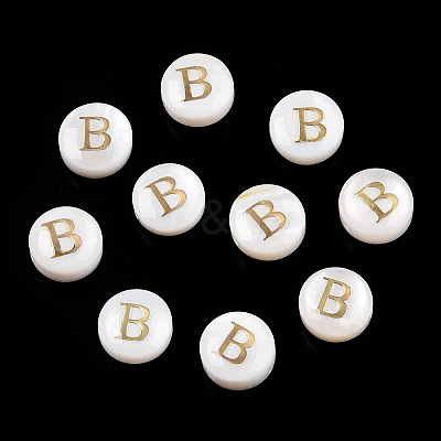 Natural Freshwater Shell Beads SHEL-N036-01B-1