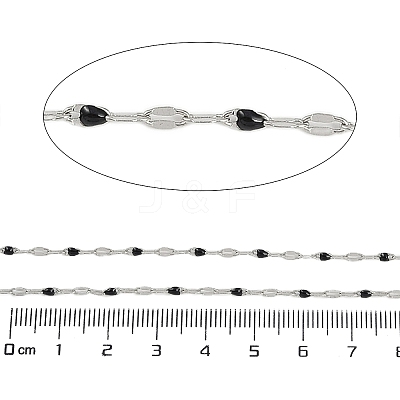Brass Dapped Chains AJEW-Q153-02P-01-1
