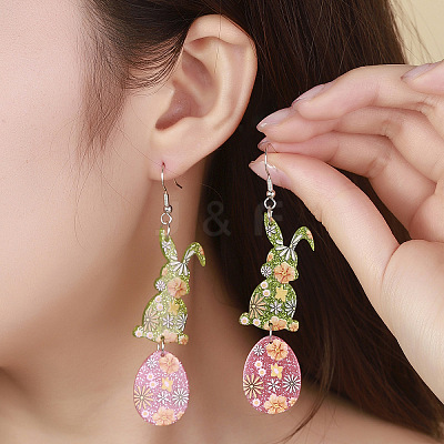 Easter Acrylic Dangle Earrings FS-WG6CF42-03-1