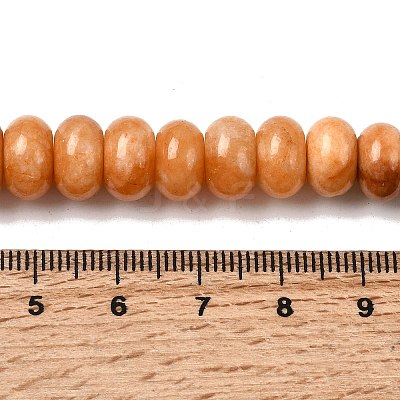 Dyed Natural White Jade Beads Strands G-G107-A34-01-1