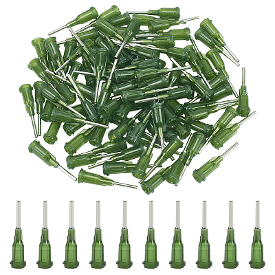Plastic & 304 Stainless Steel Fluid Precision Blunt Needle Dispense Tips TOOL-HY0001-04A-1