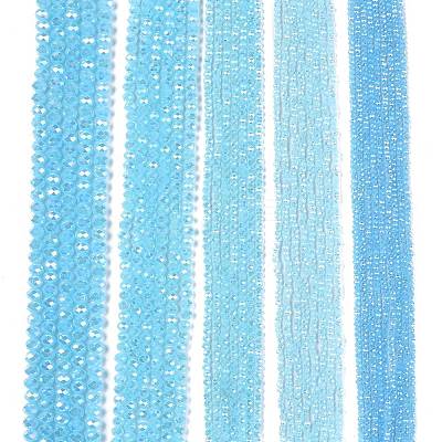 Electroplate Glass Beads Strands LS-EGLA-A044-J3mm-B04-1