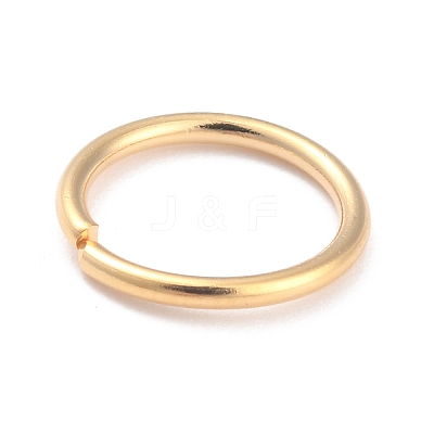 Rack Plating Brass Open Jump Rings X-KK-O139-18R-G-1