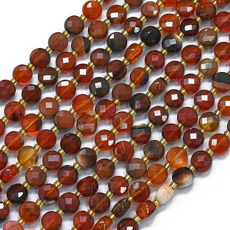 Natural Carnelian Beads Strands G-K389-B43-01-1