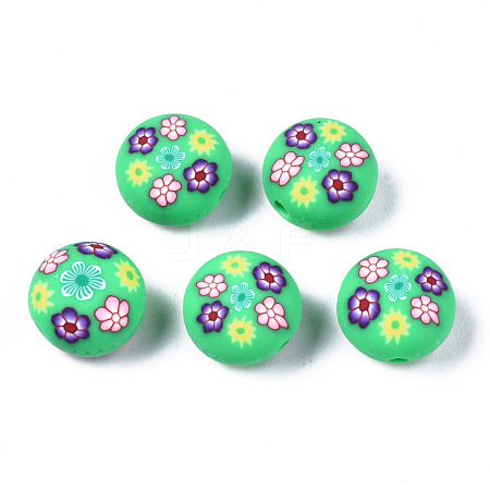 Handmade Polymer Clay Beads CLAY-N008-026D-1