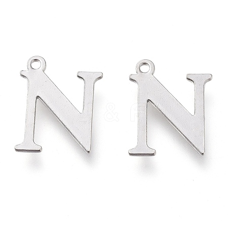 Tarnish Resistant 304 Stainless Steel Charms STAS-H112-N-P-1