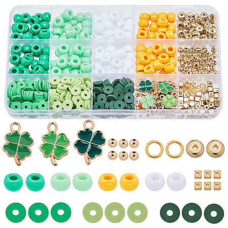 SUNNYCLUE Saint Patrick's Day Bracelet Making Kit DIY-SC0023-39-1