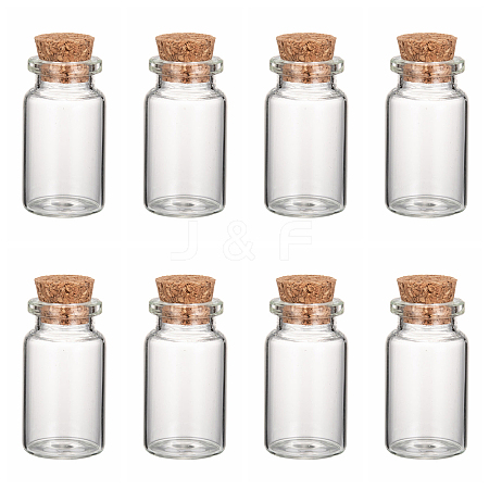 Glass Jar Glass Bottles X2-AJEW-H004-7-1-1