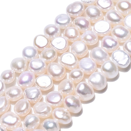 Natural Cultured Freshwater Pearl Beads Strands PEAR-N014-03D-01-1