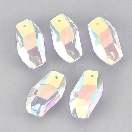 K9 Glass Rhinestone Pendants RGLA-T148-04D-1