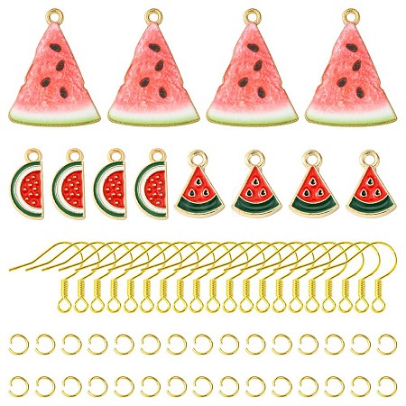 DIY Watermelon Dangle Earrings DIY-FS0006-06-1