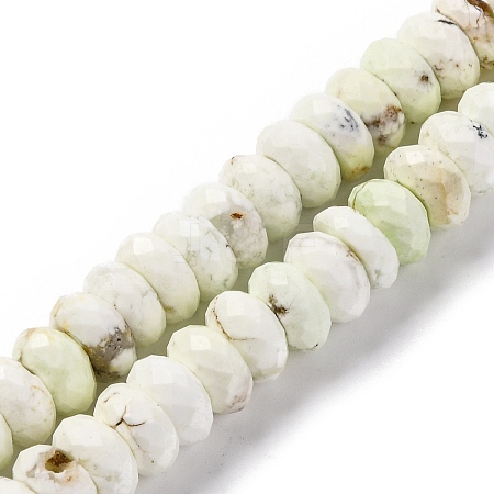 Natural Lemon Turquoise(Jasper) Beads Strands G-K380-A50-10-1