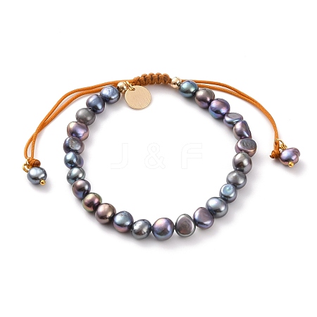 Adjustable Nylon Thread Braided Bead Bracelets BJEW-JB05802-01-1