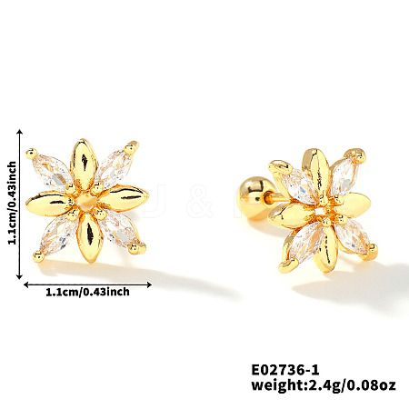 Chic Flower Cartilage Earrings WQ5756-2-1