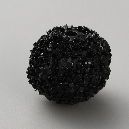Opaque Acrylic Glitter Beads LS-FIND-CJC0010-111A-12-1