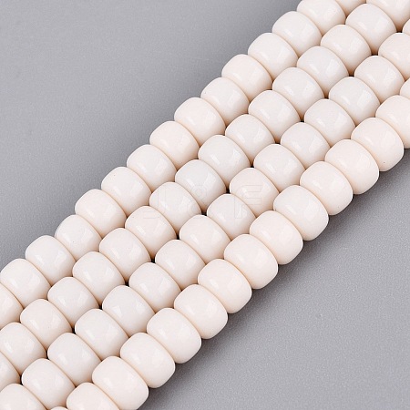 Opaque Glass Beads Strands GLAA-NH0002-B01-C13-1