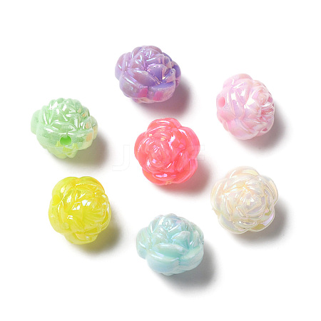 Opaque Acrylic Beads MACR-F074-04-1