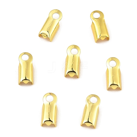 Brass Folding Crimp Ends KK-Z030-03G-1