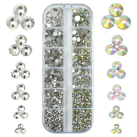 Glass Flat Back Rhinestone RGLA-FS0001-15-1