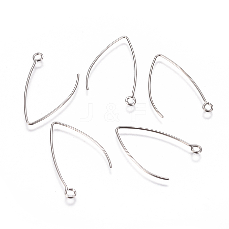 Tarnish Resistant 304 Stainless Steel Earring Hooks STAS-F227-26A-P-1